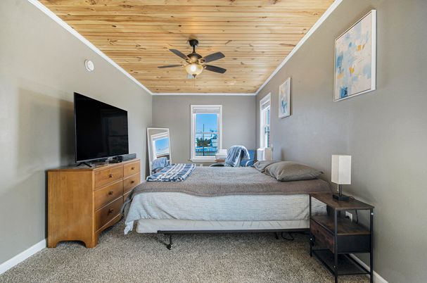 Bedroom, Interior, Wooden Ceilings