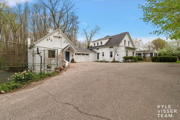 Attached, Backyard, Exterior, Facade, Farmhouse