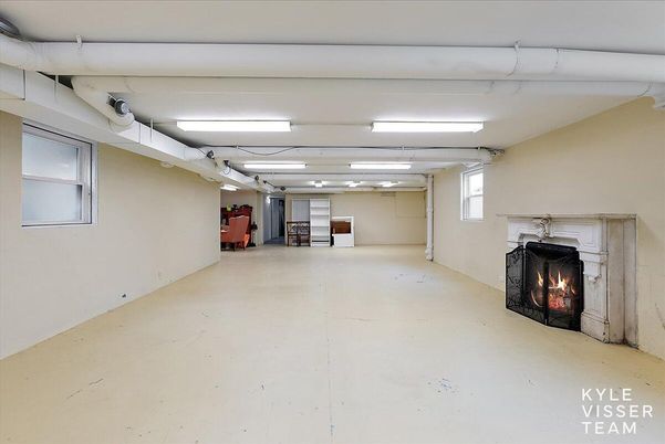 Empty room, Fireplace, Interior