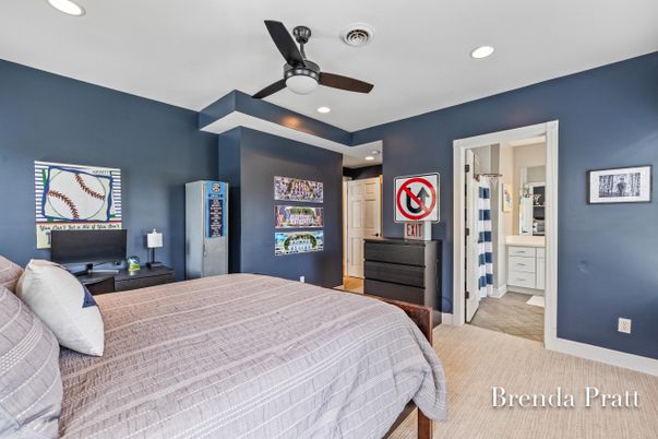 Bedroom, Interior, Recessed Lighting