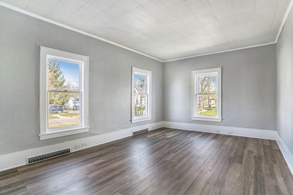 Empty room, Interior, Wood Texture Flooring