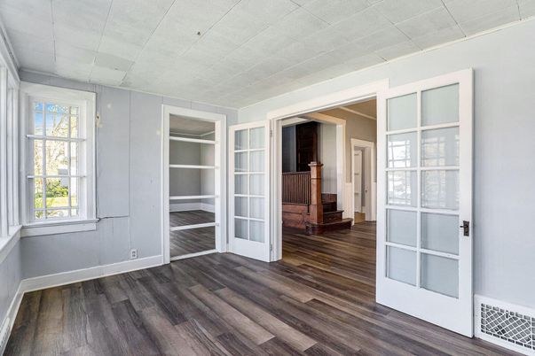 Empty room, Interior, Wood Texture Flooring