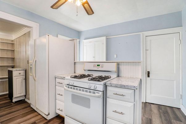 Interior, Kitchen, Wood Texture Flooring