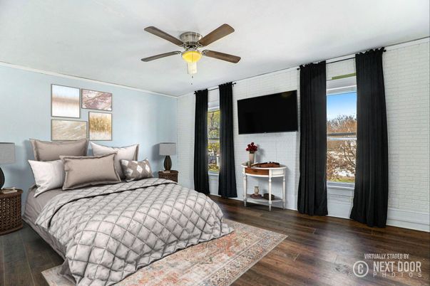 Bedroom, Interior, Wood Texture Flooring