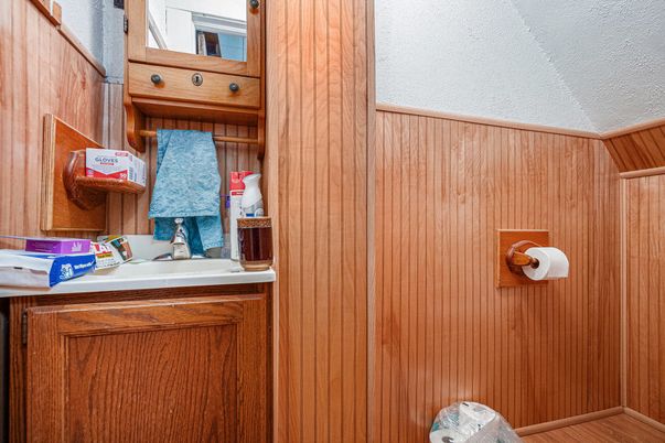 Bathroom, Interior, Wooden Walls