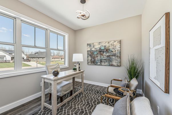 Home Office, Interior, Wood Texture Flooring
