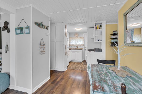 Interior, Kitchen, Wood Texture Flooring
