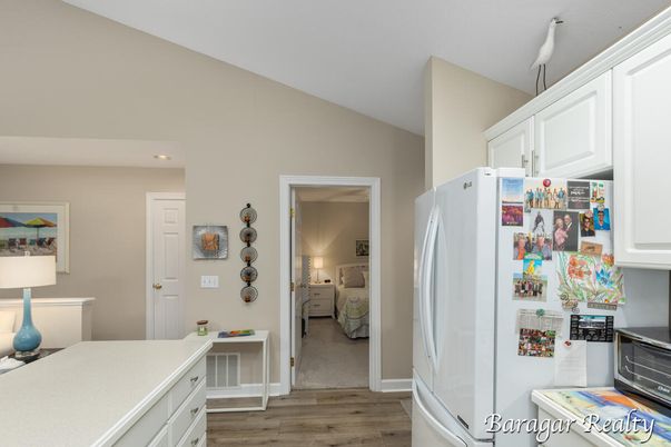 Bedroom, Interior, Kitchen, Recessed Lighting, Wood Texture Flooring