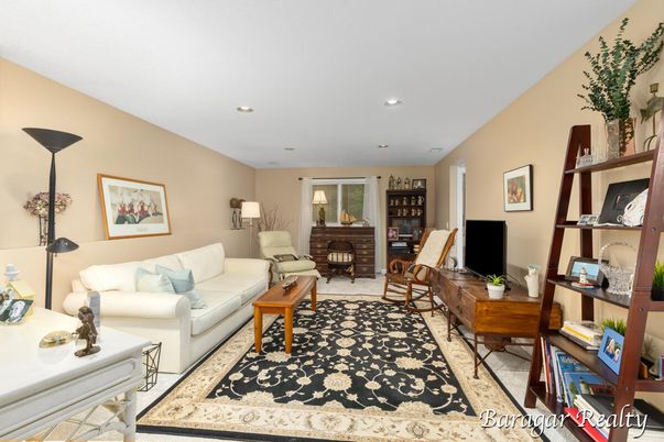 Fireplace, Home Office, Interior, Living room, Recessed Lighting