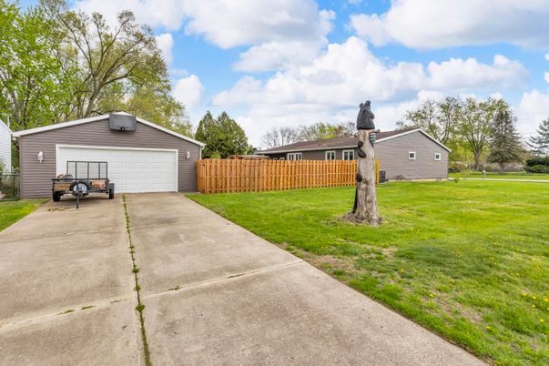 Backyard, Detached Garage, Exterior