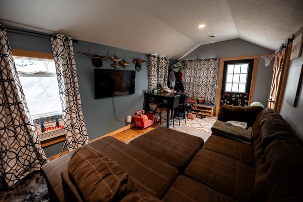 Home Office, Interior, Living room, Recessed Lighting