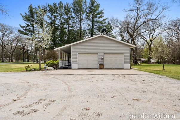 Backyard, Detached Garage, Exterior