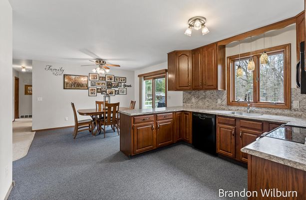 Dining room, Interior, Kitchen