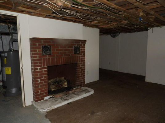 Fireplace, Interior, Stone Walls, Wooden Beams