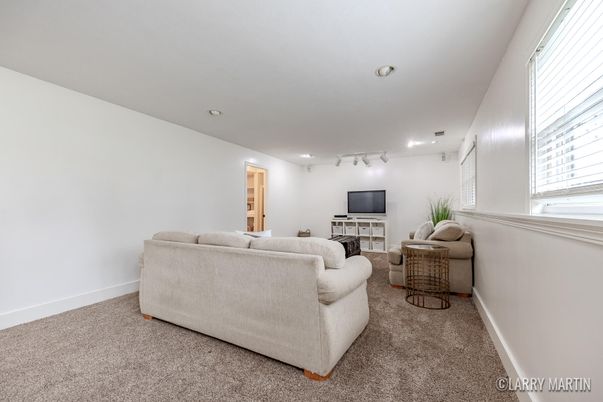 Interior, Living room, Recessed Lighting