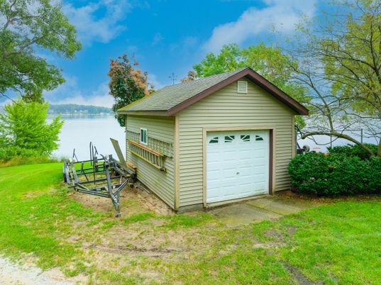 Backyard, Detached Garage, Exterior, Water