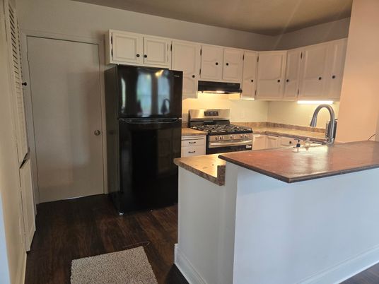 Interior, Kitchen, Wood Texture Flooring
