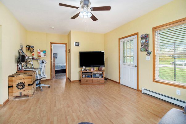 Home Office, Interior, Wood Texture Flooring