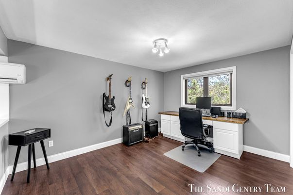 Home Office, Interior, Wood Texture Flooring