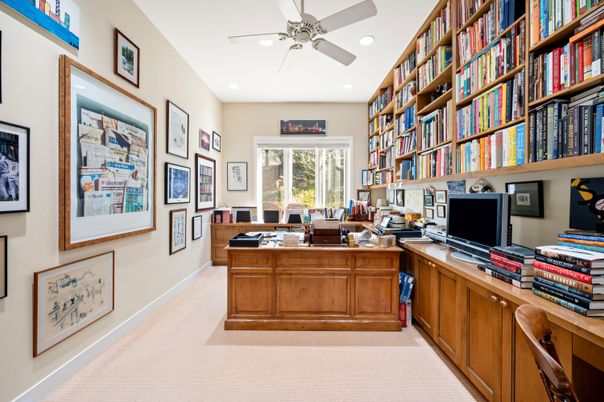 Home Office, Interior, Recessed Lighting