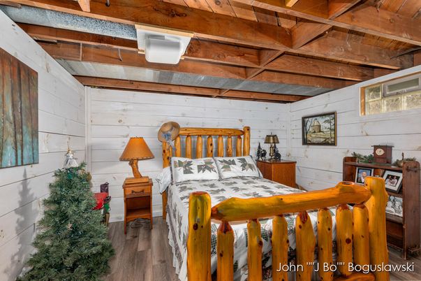 Bedroom, Interior, Wooden Beams, Wooden Ceilings, Wood Texture Flooring