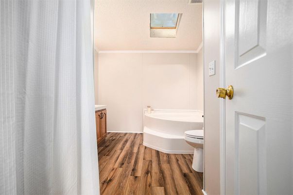 Bathroom, Interior, Wood Texture Flooring
