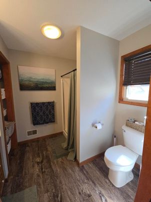 Bathroom, Interior, Wood Texture Flooring