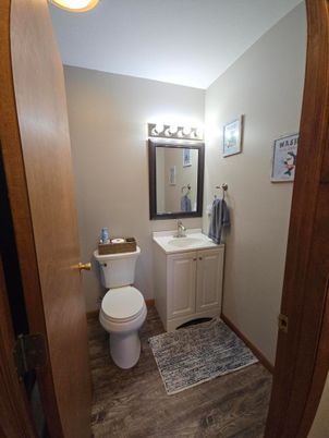 Bathroom, Interior, Wood Texture Flooring