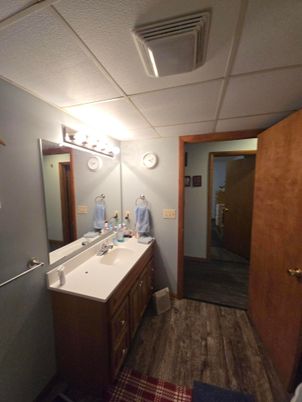 Bathroom, Interior, Wood Texture Flooring