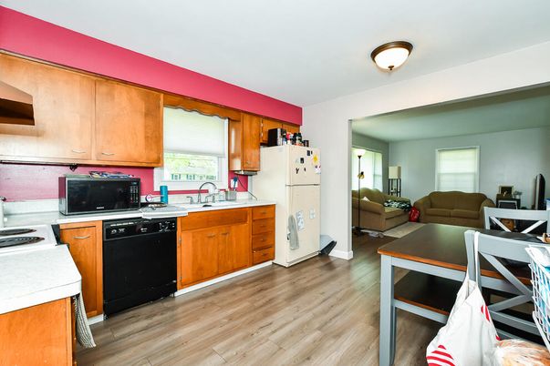 Interior, Kitchen, Living room, Wood Texture Flooring