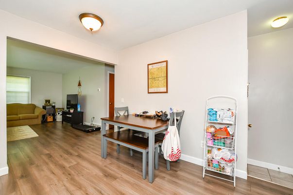 Dining room, Interior, Wood Texture Flooring