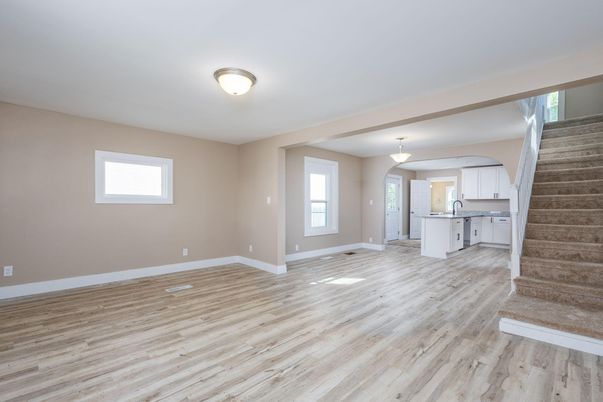 Empty room, Interior, Kitchen, Wood Texture Flooring