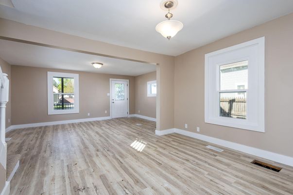Empty room, Interior, Wood Texture Flooring