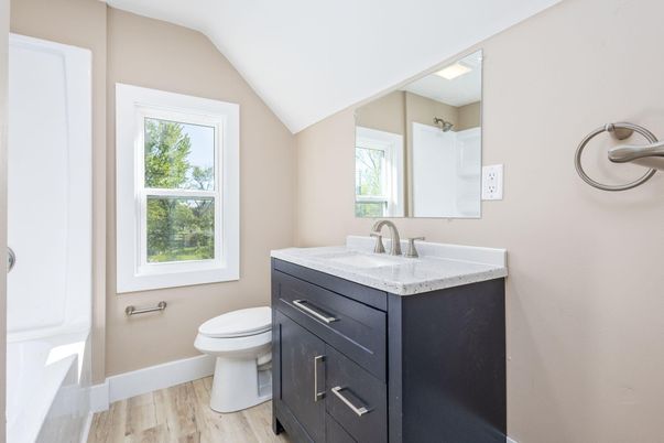 Bathroom, Interior, Wood Texture Flooring