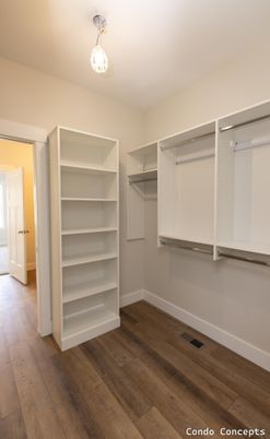 Interior, Pendant Lights, Walk-in Closets, Wood Texture Flooring