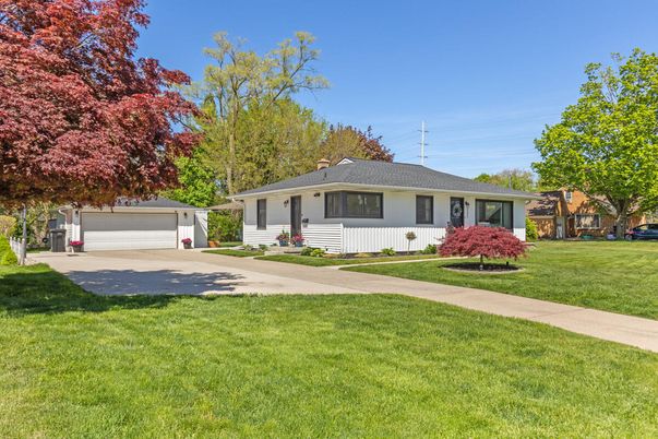 Attached, Backyard, Detached Garage, Exterior, Facade, Ranch