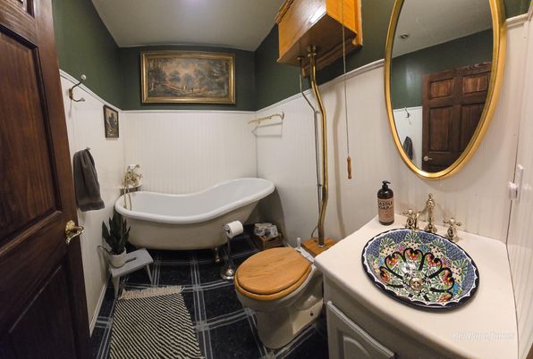 Bathroom, Free Standing Baths, Interior, Recessed Lighting