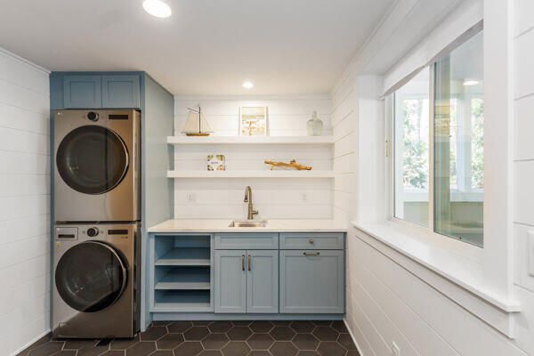 Interior, Recessed Lighting, Utility Closets, Washer