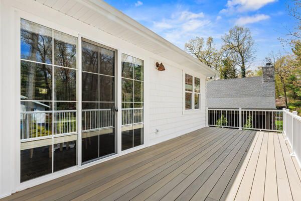 Exterior, Wood Texture Flooring