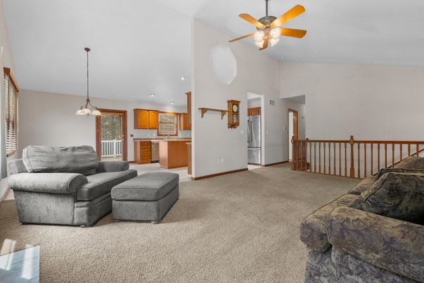 Interior, Kitchen, Living room, Pendant Lights, Recessed Lighting