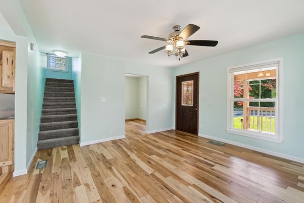 Empty room, Interior, Wood Texture Flooring