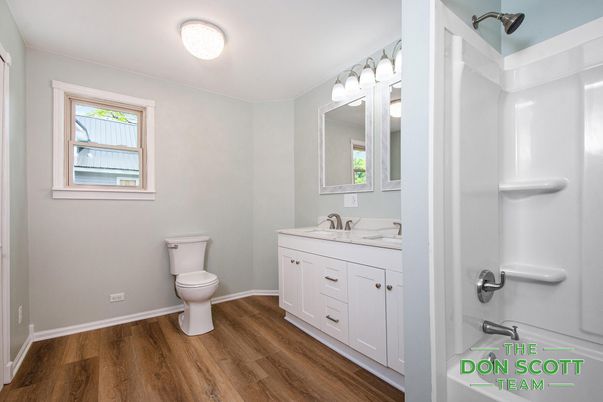 Bathroom, Interior, Wood Texture Flooring