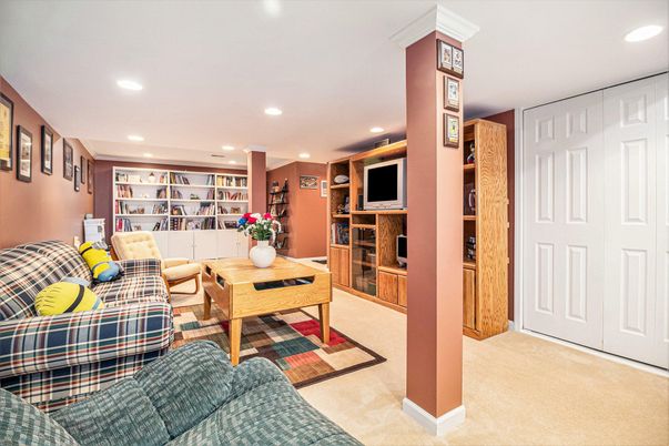 Interior, Living room, Recessed Lighting