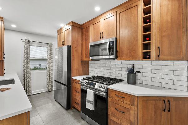 Interior, Kitchen, Recessed Lighting, Stainless Steel Appliances