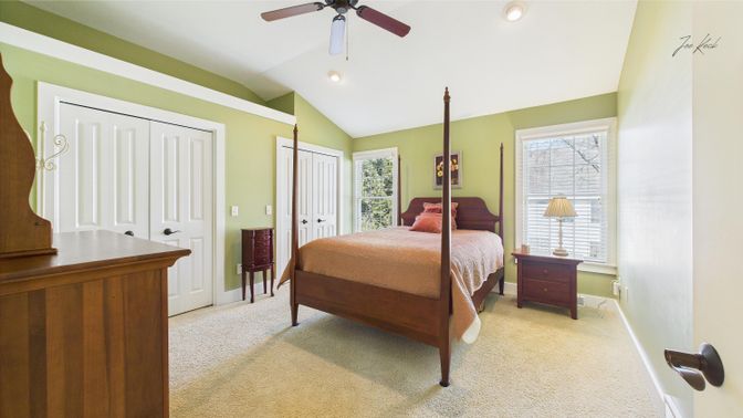 Bedroom, Interior, Recessed Lighting