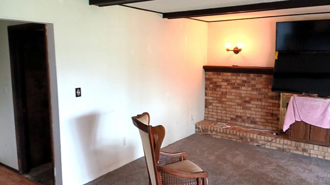 Fireplace, Interior, Stone Walls