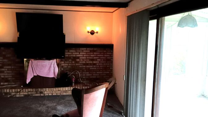 Fireplace, Interior, Stone Walls