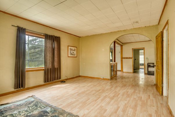 Empty room, Interior, Wood Texture Flooring