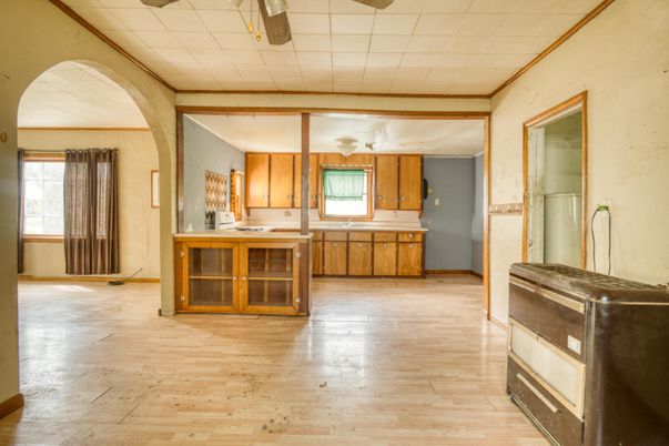 Interior, Kitchen, Wood Texture Flooring