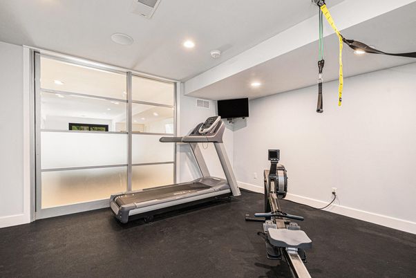 Fitness Equipment, Interior, Recessed Lighting